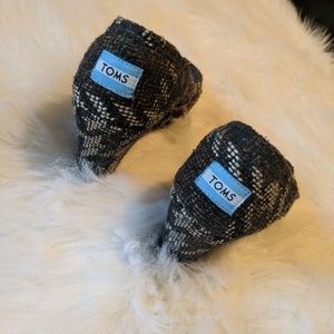 TOMS ● Tweed Fabric Wedges